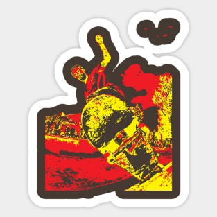 sky skater Sticker